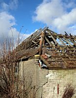 Verfallener Bauernhof auf Terschelling