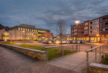 Gemeentehuis Simpelveld in Kerstsfeer von John Kreukniet