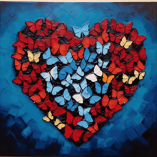 Zachte Liefkozing van Liefde: Kunstzinnige Expressies