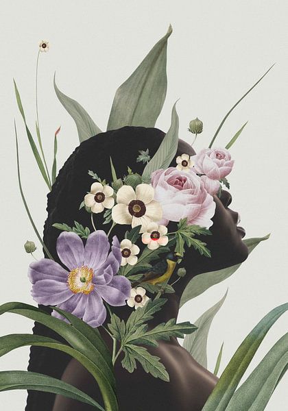 Fleur violette par Frida Floral Studio