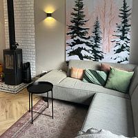 Photo de nos clients: Pins enneigés par Art Merveilleux, sur ArtFrame