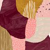 Modern abstract in warm colours by FRESH Fine Art
