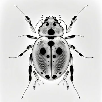 Beetle Monochrome by Uncoloredx12