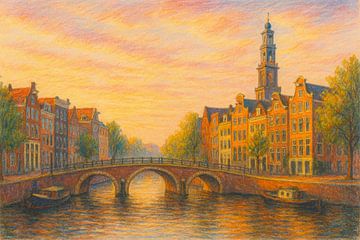 De Magie van de Avondzon langs de Grachten van But First Framing