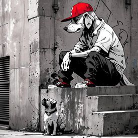 Droevig als een hond in de nacht van Liona Toussaint