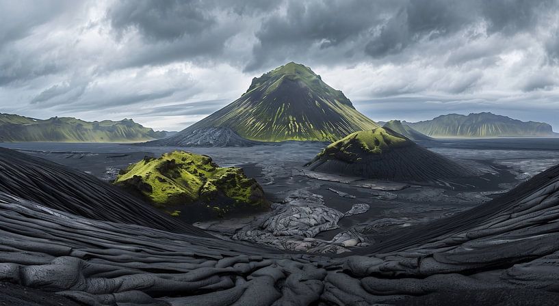 Urkraft der Natur in Island von fernlichtsicht