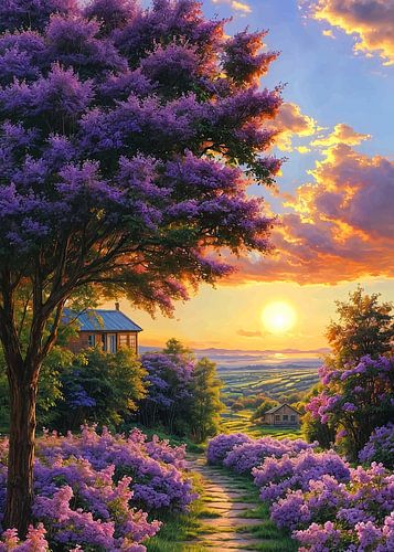 Blüten in der Abenddämmerung von Demiourgos