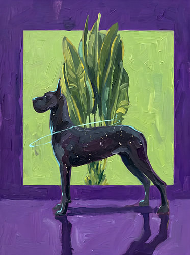 Surrealistische Duitse Dog-plant