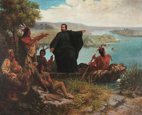 Pere Marquette en de Indianen, Wilhelm Lamprecht
