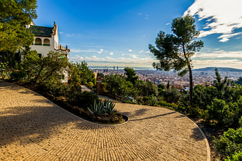 La Casa Trias im Park Güell in Barcelona