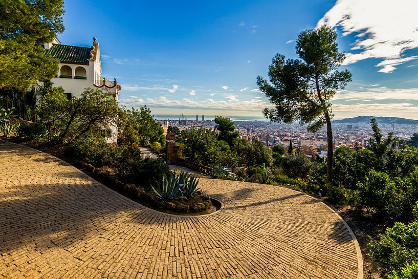 La Casa Trias in Park Güell in Barcelona van MS Fotografie | Marc van der Stelt