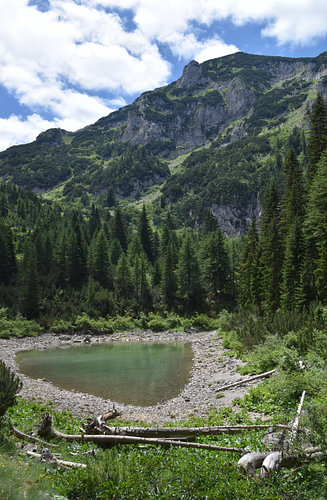 A small lake on a mountain walk in Kosovo 1