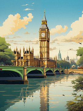 Uitzicht op Londen van Taudalpoi
