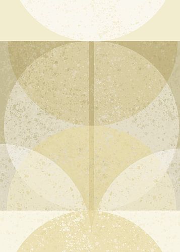 modern art - green gold 3