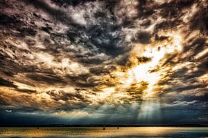 Gewitterwolken über Bodensee