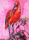 Roter Ibis von Liesbeth Serlie Miniaturansicht