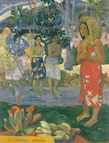 Ia Orana Maria (Wees gegroet Maria), Paul Gauguin van Meesterlijcke Meesters