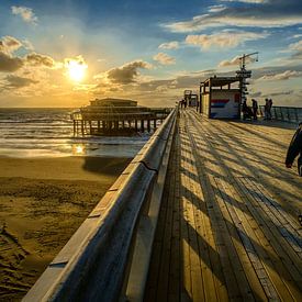 Scheveningen sunset van paul snijders