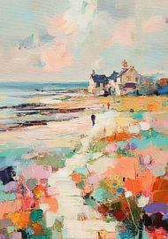 House on the coastal path by Niklas Maximilian