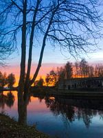 Fort Kudelstaart Sonnenuntergang