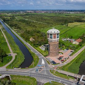 Luchtfoto: Watertoren Assendelft van Pascal Fielmich