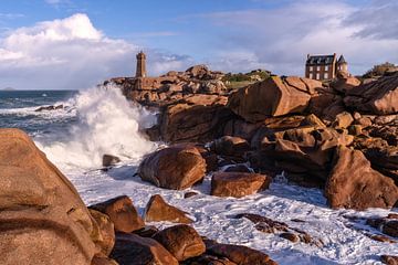 Côte de Granit Rose Bretagne Frankreich von Achim Thomae