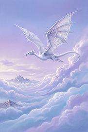 White Dragon Above the Clouds by Markus Gann