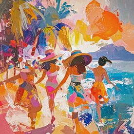 Sun, Sand and Waving Lumps by GᎥรєlค Art Ŧ๏г Y๏ย