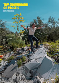 Essayez le snowboard sur plastique