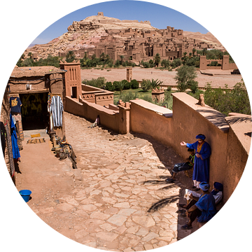 De Aít-Ben-Haddou bij Ouarzazate in Marokko van Wout Kok