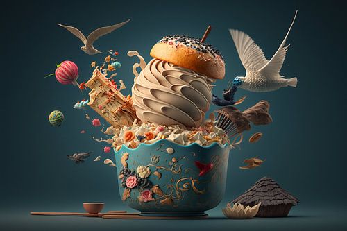 Stilleven moderne kleuren