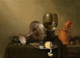 Still life with gilded beer jug, Willem Claesz. Heda