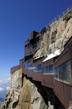 Station terminale Montblanc/Aiguille du Midi, France sur Yvette Stevens