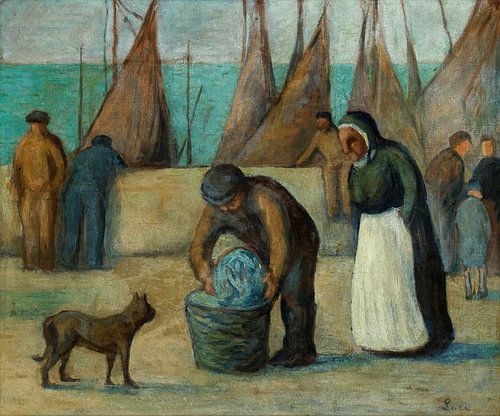 Maximilien Luce, Die Rückkehr der Fischer von Atelier Liesjes
