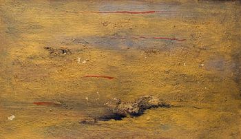 Modern Abstract Het laatste goud Sander Veen