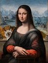 Mona Lisa und ihre Miezekatze von Gisela- Art for You Miniaturansicht