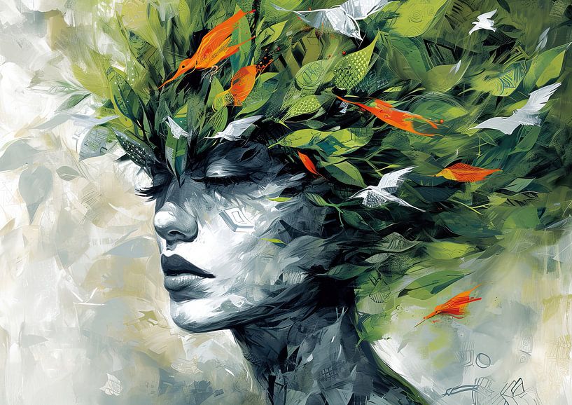 Portrait moderne par Caprices d'Art