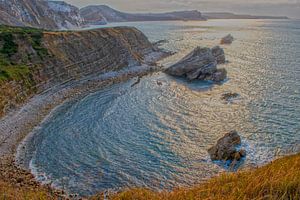 Lever de soleil à Mupe Bay avec les falaises
