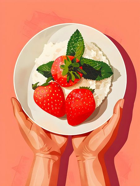 Healthy strawberries by But First Framing