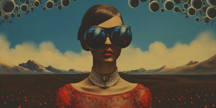 Bizarre artistic image featuring a beautiful woman by Art Bizarre