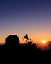 Sonnenaufgang im Monument Valley von Henk Meijer Photography Miniaturansicht