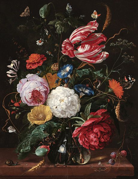 Blumenarrangement, Jan Davidsz. de Heem von Meesterlijcke Meesters
