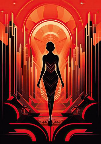 Art Deco Kunstdruk Poster Print Muurkunst