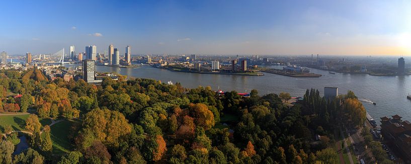 Autumn panorama of Rotterdam  sur Remco Bosshard