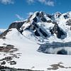 Snow-covered mountain landscape in Antarctica by Nancy Pauwels Photo