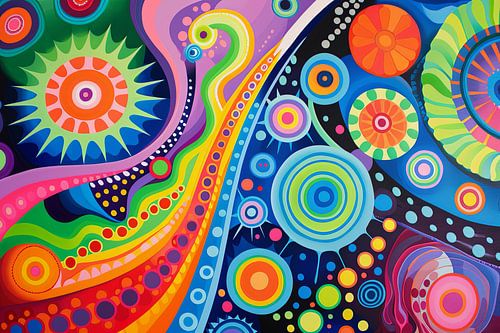 Digitaal abstracte kunst