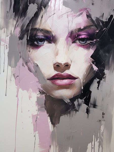 Modern Abstract Portret van SPEQ ART