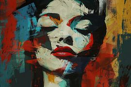 Abstrakte Frau von Poster Art Shop