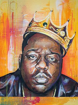 the Notorious B.I.G. painting by Jos Hoppenbrouwers