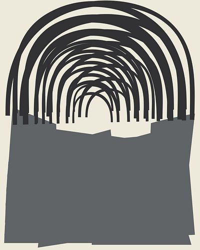 Neutrale zomerregenboog